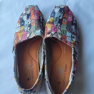Bob's‎ Dog Print Slip On Flats